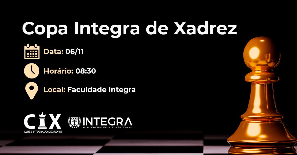 13º Copa Cidade de Xadrez abre inscrições e integra comemoração